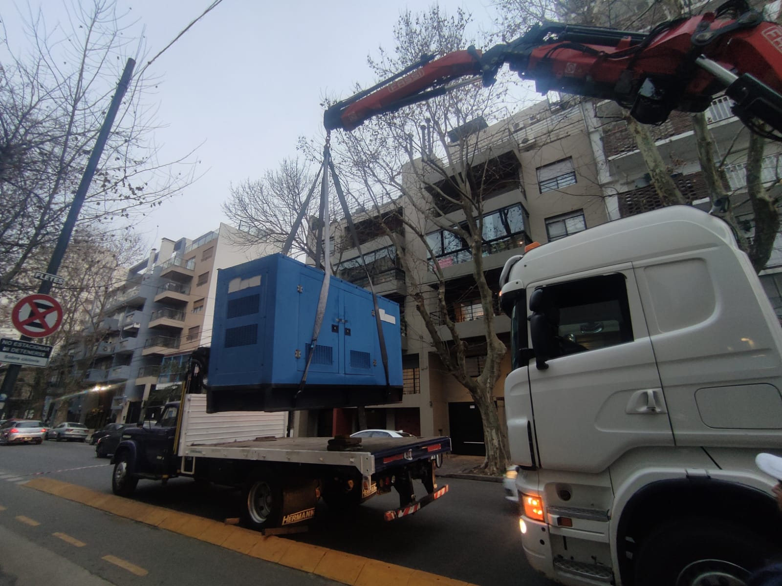 transporte de grupos electrógenos