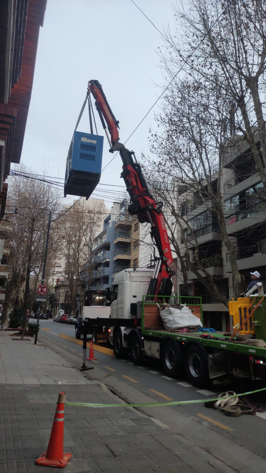 transporte de grupos electrógenos