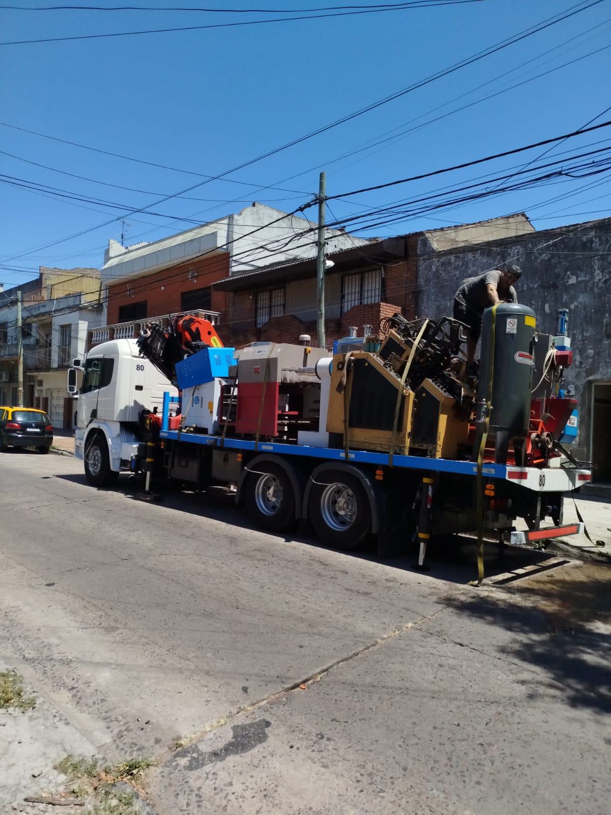 transporte de maquinarias pesadas